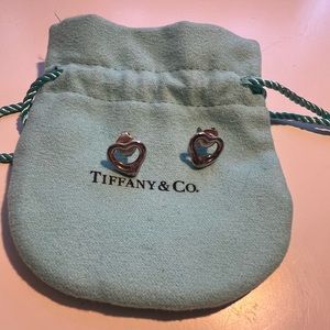 Tiffany & Co open heart earrings